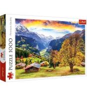 Puzzle 1000 Malownicza alpejska wioska TREFL