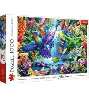 Puzzle 1000 Kolibry w tropikach TREFL