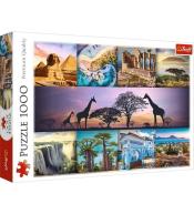 Puzzle 1000 Kolaż - Afryka TREFL