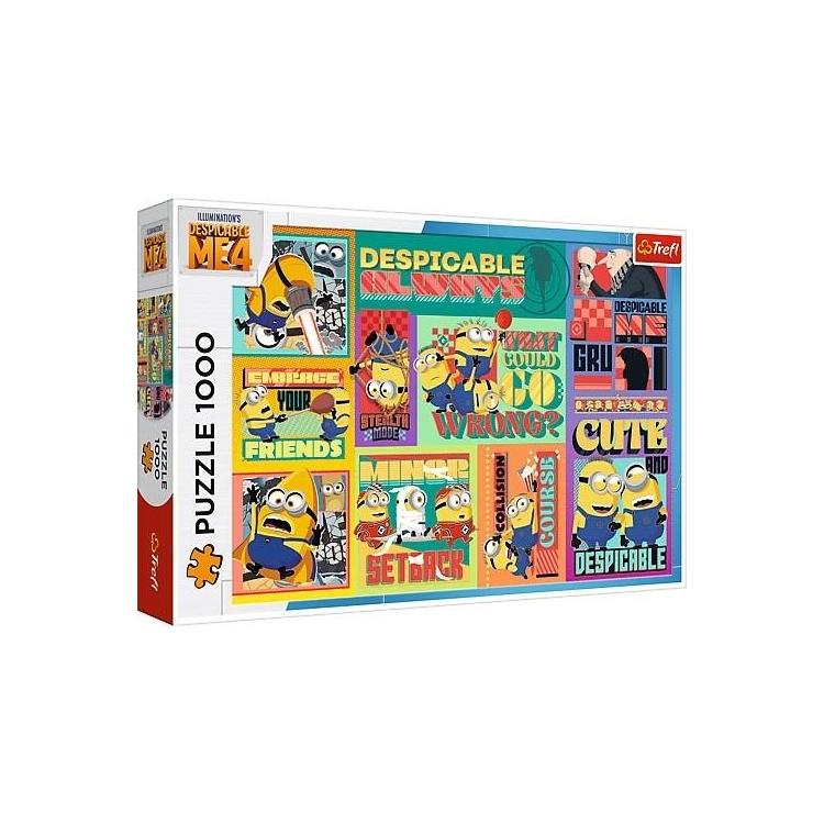 Puzzle 1000 Szalone przygody Minionków TREFL