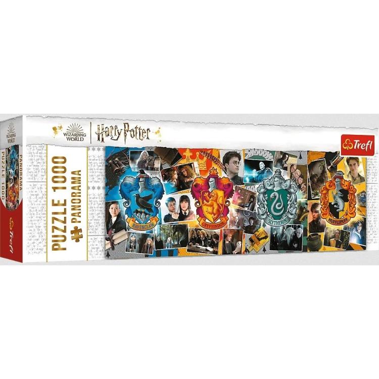 Puzzle 1000 Cztery domy Hogwartu TREFL