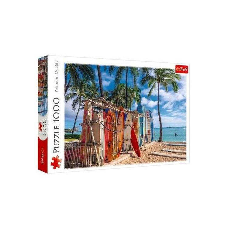 Puzzle 1000 Plaża Waikiki, Hawaje