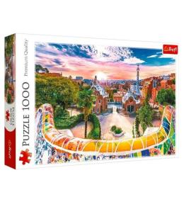 Puzzle 1000 Zachód słońca nad Barceloną Hiszpania