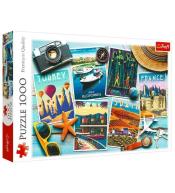 Puzzle 1000 Wakacyjne pocztówki TREFL