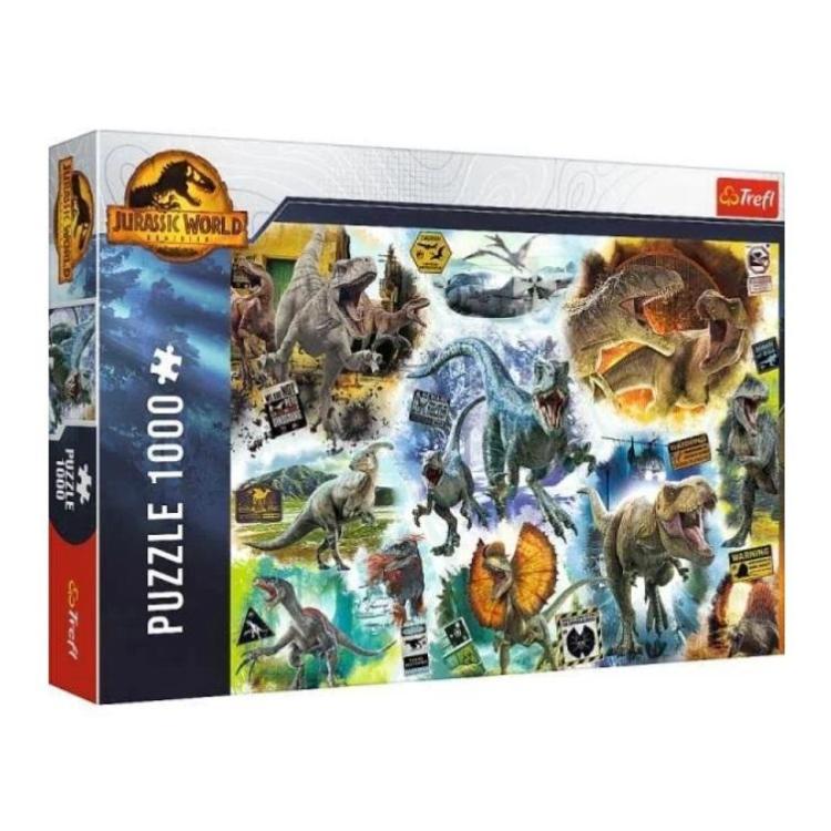 Puzzle 1000 Na tropie dinozaurów TREFL