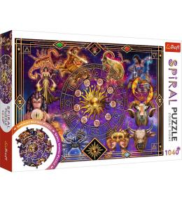 Puzzle 1040 Spiral Znaki zodiaku TREFL