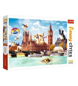 Puzzle 1000 Psy w Londynie TREFL