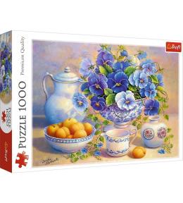 Puzzle 1000 Niebieski bukiet TREFL