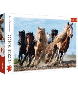 Puzzle 1000 Galopujące konie TREFL