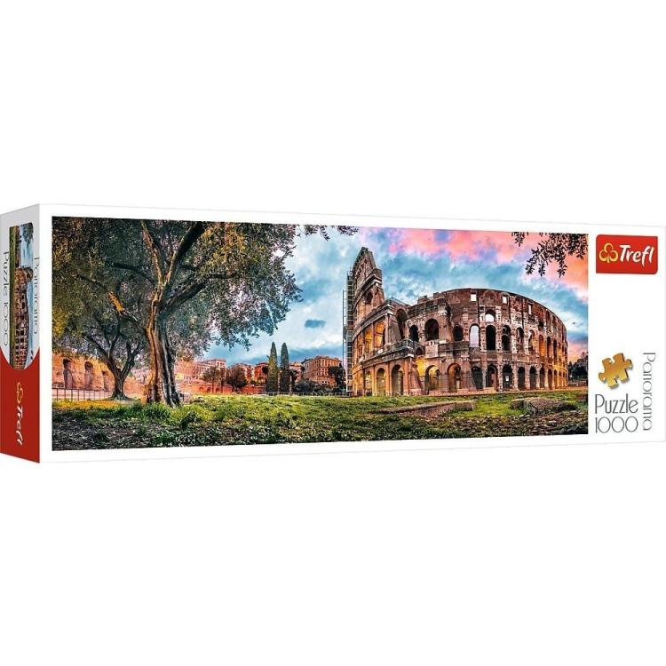 Puzzle 1000 Panorama - Koloseum o poranku TREFL