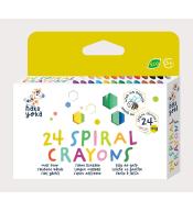 Kredki spiralne - 24 kolorów