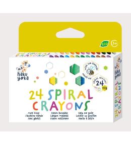 Kredki spiralne - 24 kolorów