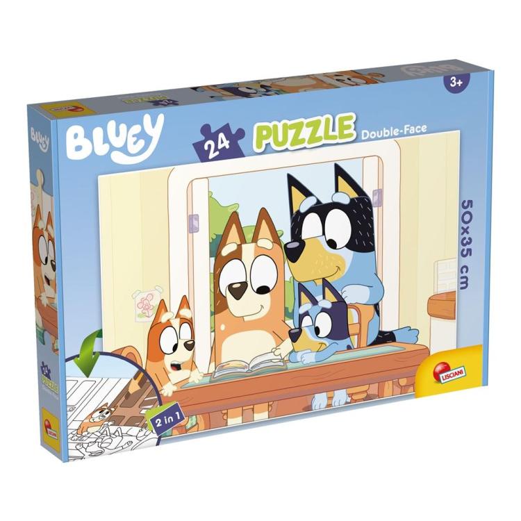 Puzzle dwustronne 24 Bluey