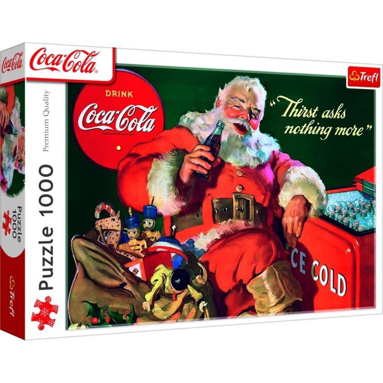 Puzzle 1000 Coca-Cola: Prezenty od Mikołaja TREFL