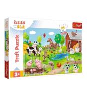 Puzzle 24 maxi Bobaski i zwierzęta TREFL
