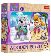 Puzzle drewniane 24 Dziewczęcy Psi Patrol TREFL