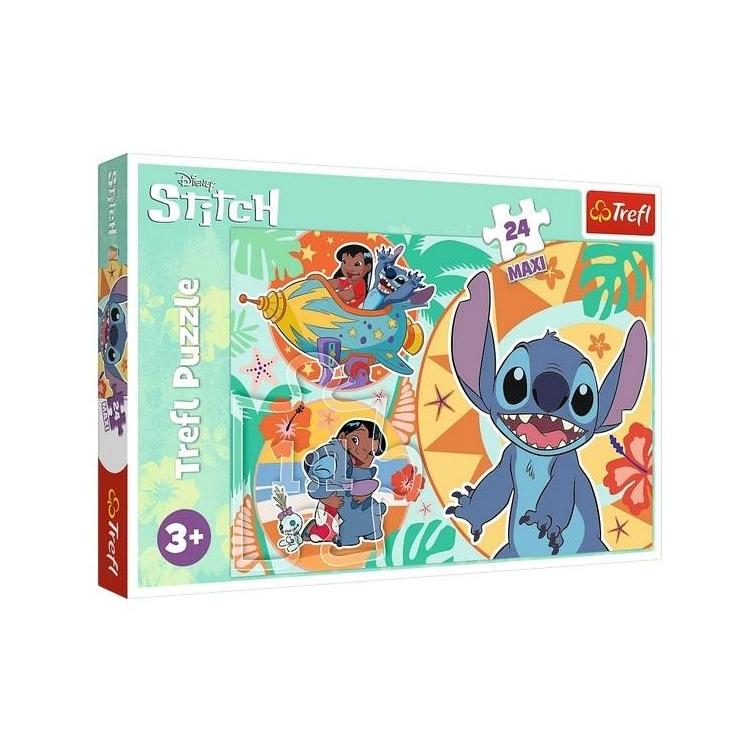 Puzzle 24 Maxi Wesoły dzień Lilo&Stitch TREFL