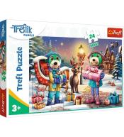 Puzzle Maxi 24 Zimowy czas z Treflikam TREFL