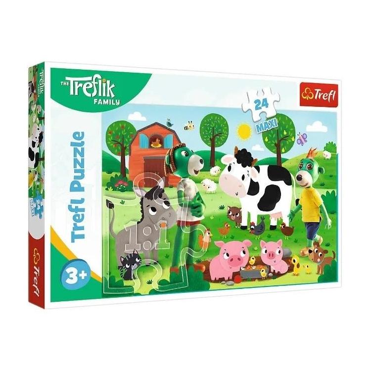 Puzzle 24 maxi Trefliki na wsi TREFL