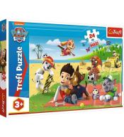 Puzzle 24 Maxi Zabawa na kocu TREFL