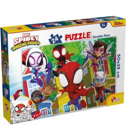 Puzzle dwustronne PLUS Spidey It's a Team