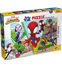 Puzzle dwustronne PLUS Spidey Let's Challenge