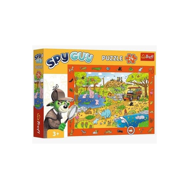 Puzzle 24 Obserwacyjne - Spy Guy Safari TREFL