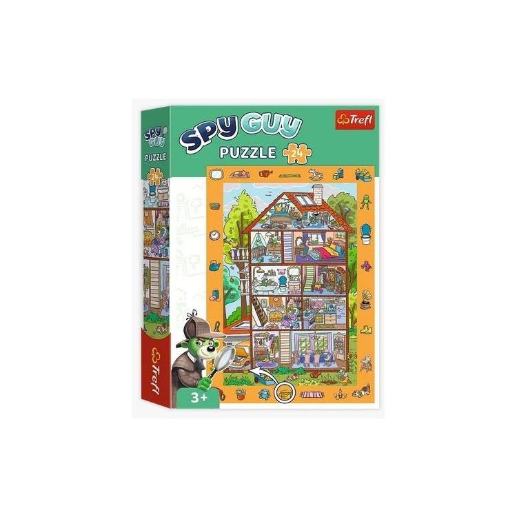Puzzle 24 Obserwacyjne - Spy Guy W domu TREFL