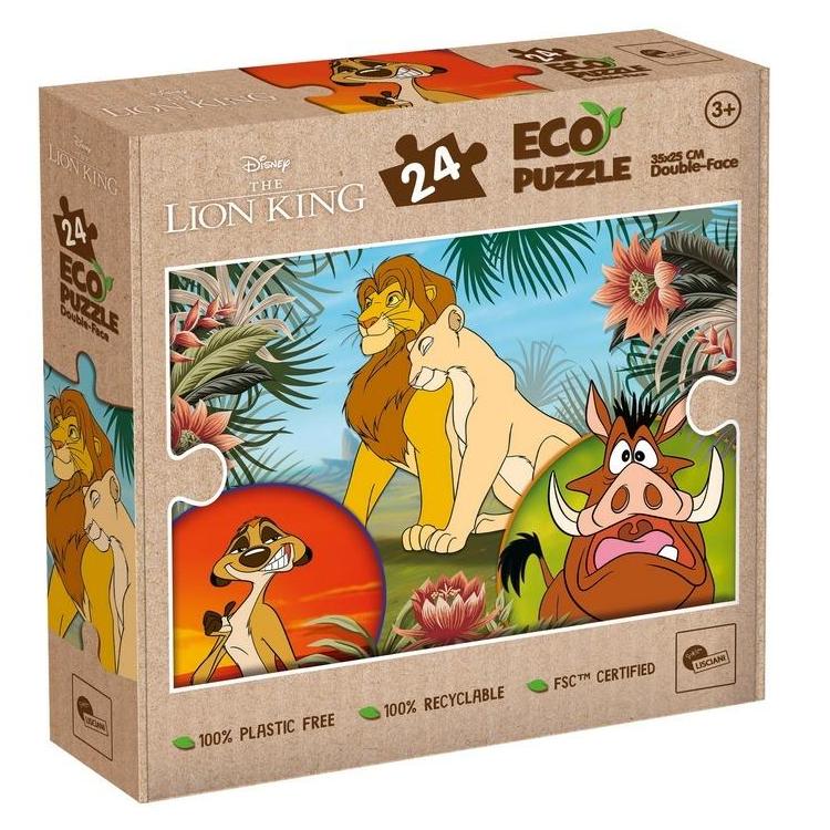 Puzzle 24 Król lew Eko dwustronne