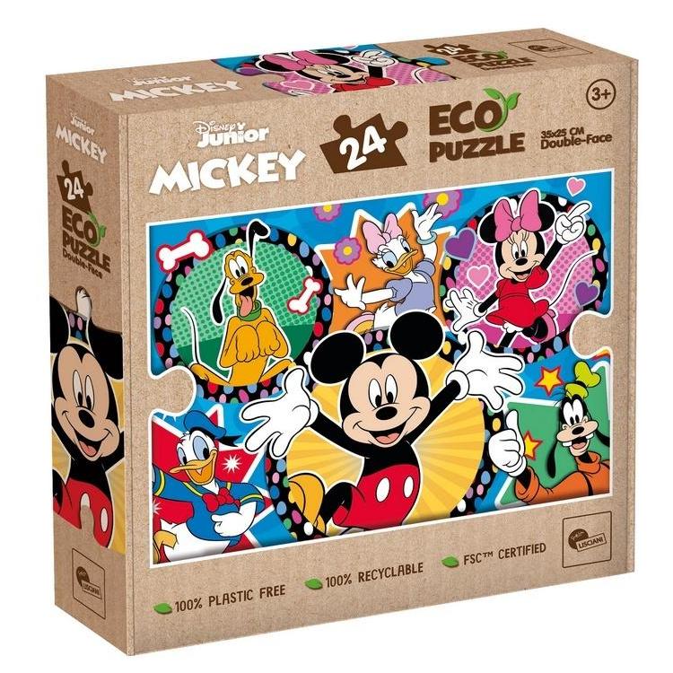 Puzzle 24 Myszka Miki Eko dwustronne