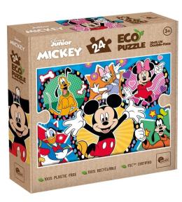 Puzzle 24 Myszka Miki Eko dwustronne