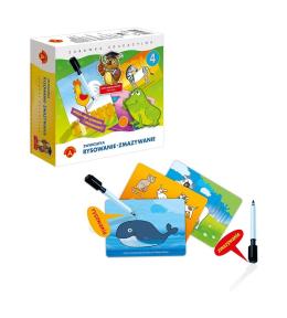 Rysowanie - zmazywanie 4 Zwierzątka ALEX