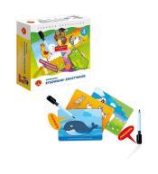 Rysowanie - zmazywanie 4 Zwierzątka ALEX