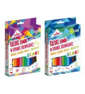 Kredki drewniane Jumbo 10 kolorów St.Art