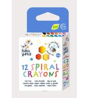 Kredki spiralne - 12 kolorów