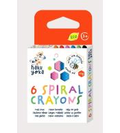 Kredki spiralne - 6 kolorów