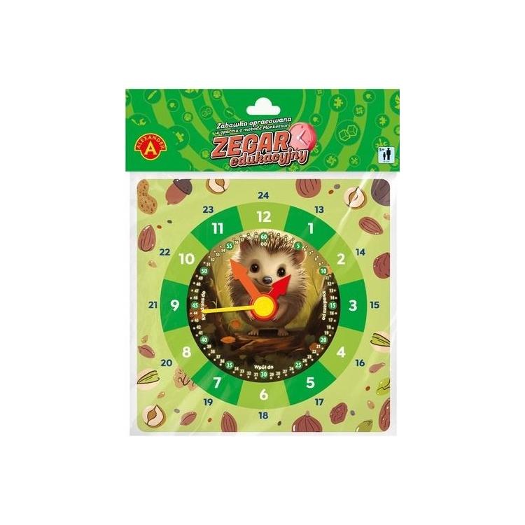 Zegar edukacyjny Jeż ALEX