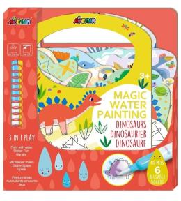 Magiczne wodne kolorowanie - Dinozaury