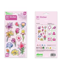 Naklejki 3D - Kwiaty