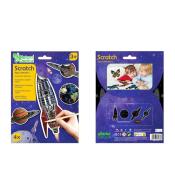 Naklejki do wydrapywania - Kosmos