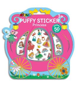 Naklejki puchate 3D - Księżniczki