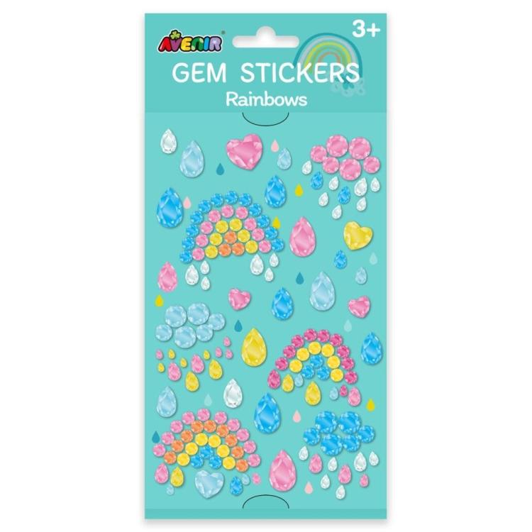 Naklejki klejnoty - Tęcza