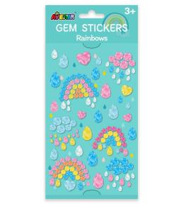 Naklejki klejnoty - Tęcza
