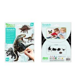 Naklejki do wydrapywania - Dinozaury