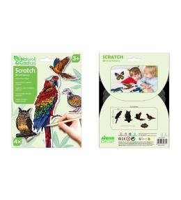 Naklejki do wydrapywania - Ptaki