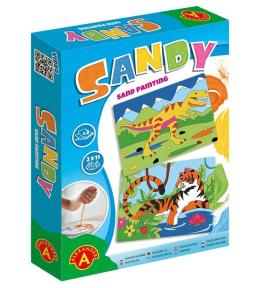 Sandy Piaskowe Malowanki - Tygrys, T-Rex ALEX