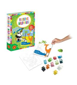 Piaskowe malowanki Panda i Wielbłąd ALEX