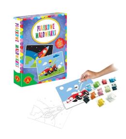 Piaskowe malowanki Auto i Rakieta ALEX