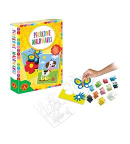 Piaskowe malowanki Pies i Motyl ALEX