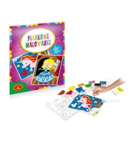 Piaskowe malowanki Księżniczka i Jednorożec ALEX